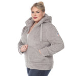 Hooded Sherpa Jacket - Plus - DressbarnCoats & Jackets