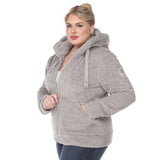 Hooded Sherpa Jacket - Plus - DressbarnCoats & Jackets