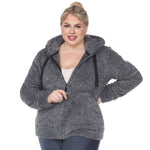Hooded Sherpa Jacket - Plus - DressbarnCoats & Jackets