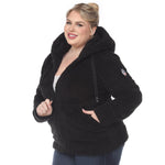 Hooded Sherpa Jacket - Plus - DressbarnCoats & Jackets