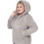 Hooded Sherpa Jacket - Plus - DressbarnCoats & Jackets