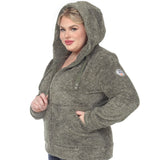 Hooded Sherpa Jacket - Plus - DressbarnCoats & Jackets