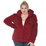Hooded Sherpa Jacket - Plus - DressbarnCoats & Jackets