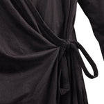 Inner Beauty Solid 3/4 Sleeve Surplice Front V-Neck Top - DressbarnApparel