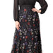 Isabella Embroidered Mesh Gown - Navy - Plus