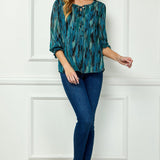 Jade 3/4 Sleeve Blouse - DressbarnShirts & Blouses