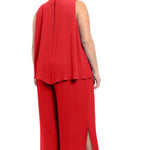 Jewel Neck High Low Popover Jumpsuit - Plus - DressbarnJumpsuits & Rompers