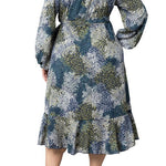 Julia Long Sleeve Wrap Dress - Plus - DressbarnDresses