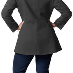 Juliette Satin Trim Coat - Plus - DressbarnCoats & Jackets