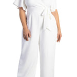 Karina Crepe Jumpsuit - Plus - DressbarnJumpsuits & Rompers