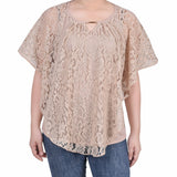 Lace Poncho With Bar - Petite - DressbarnKimonos & Ponchos