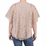 Lace Poncho With Bar - Petite - DressbarnKimonos & Ponchos