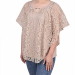 Lace Poncho With Bar - Petite - DressbarnKimonos & Ponchos