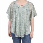 Lace Poncho With Bar - Petite - DressbarnKimonos & Ponchos