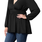 Leah Long Sleeve Tunic Top - Plus - DressbarnBlouses