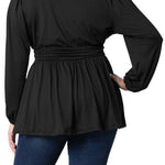 Leah Long Sleeve Tunic Top - Plus - DressbarnBlouses