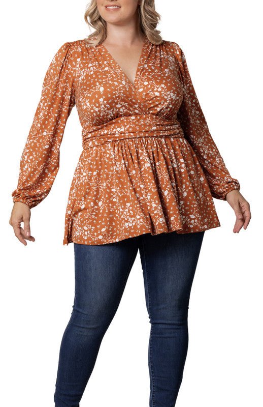 Leah Long Sleeve Tunic Top - Plus - DressbarnBlouses