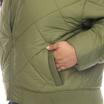 Lightweight Diamond Quilted Puffer Bomber Jacket - Plus - DressbarnCoats & Jackets