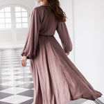 Linda V-Neck Dress - Plus - DressbarnClothing