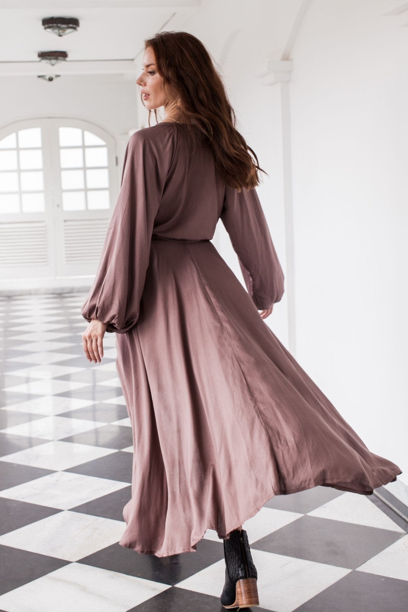 Linda V-Neck Dress - Plus - DressbarnClothing