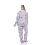 Long Sleeve Floral Pajama Set - Plus - DressbarnLounge Sets