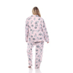 Long Sleeve Floral Pajama Set - Plus - DressbarnLounge Sets