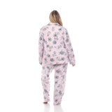 Long Sleeve Floral Pajama Set - Plus - DressbarnLounge Sets