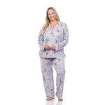 Long Sleeve Floral Pajama Set - Plus - DressbarnLounge Sets