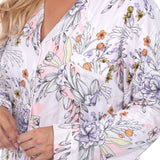 Long Sleeve Floral Pajama Set - Plus - DressbarnLounge Sets