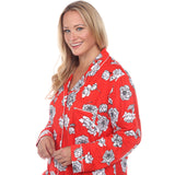 Long Sleeve Floral Pajama Set - Plus - DressbarnLounge Sets