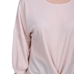 Long Sleeve Textured Knit Top - Petite - DressbarnShirts & Blouses