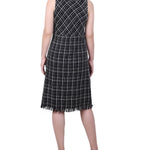 Long Sleeve Tweed Jacket With Dress - Petite - DressbarnDresses