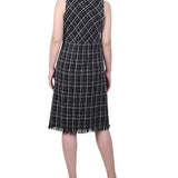 Long Sleeve Tweed Jacket With Dress - Petite - DressbarnDresses