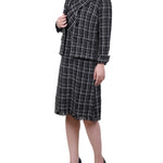 Long Sleeve Tweed Jacket With Dress - Petite - DressbarnDresses