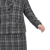 Long Sleeve Tweed Jacket With Dress - Plus - DressbarnDresses