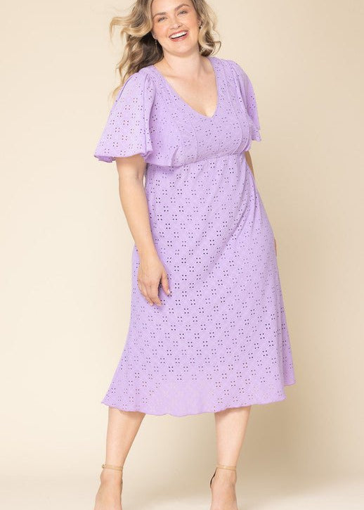 Lucy Eyelet Maxi Dress - Plus - DressbarnDresses