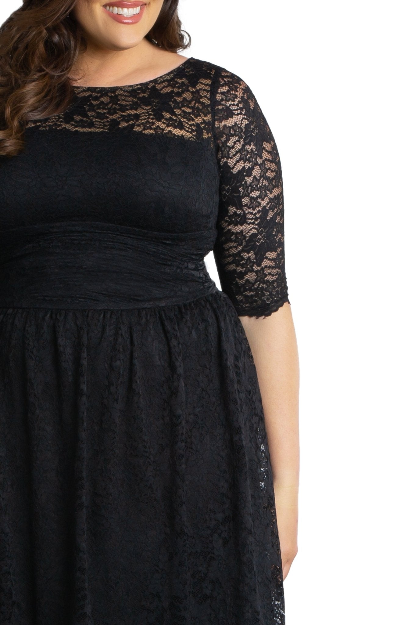 Kiyonna Luna Lace Dress - Indigo Blue Kiyonna Luna Lace Dress - Indigo Blue