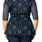 Luxe Lace Top - Plus - DressbarnTops