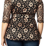 Luxe Lace Top - Plus - DressbarnTops