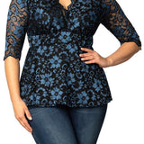 Luxe Lace Top - Plus - DressbarnTops