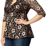 Luxe Lace Top - Plus - DressbarnTops