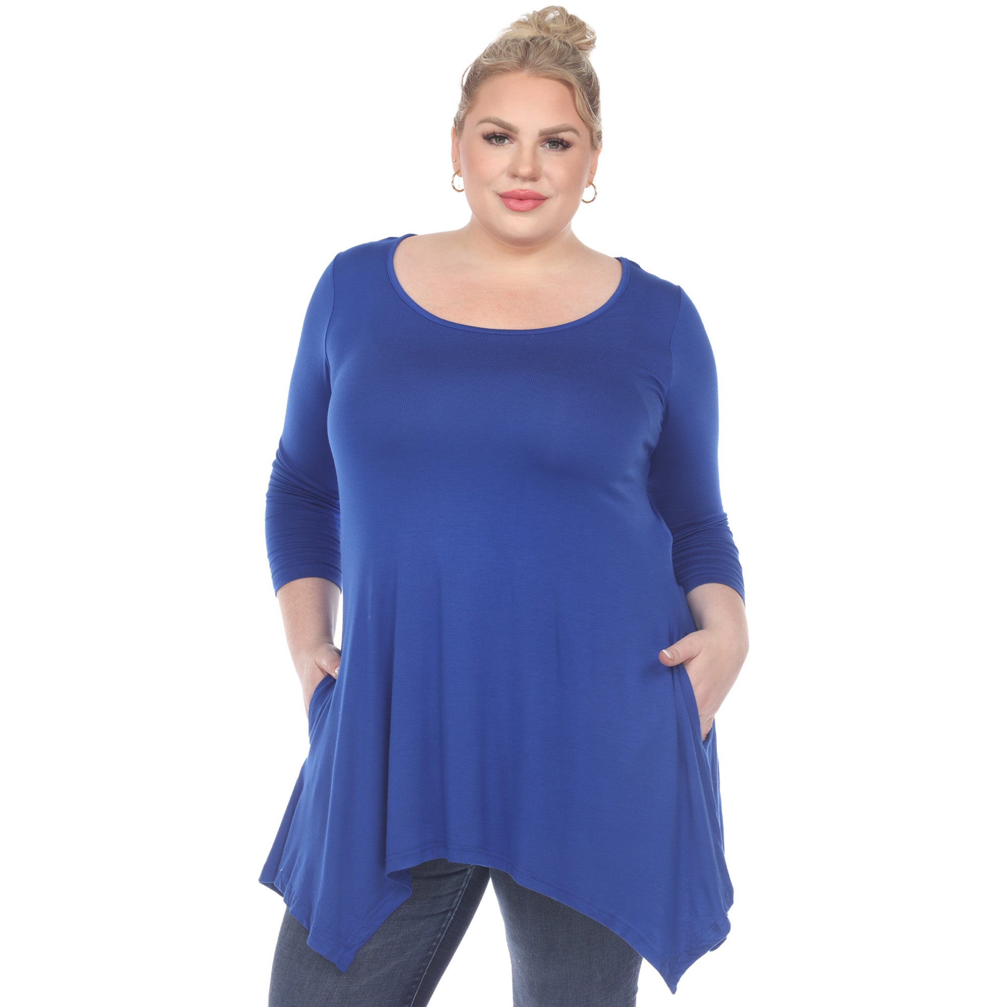 Makayla Tunic Top - Plus - DressbarnShirts & Blouses