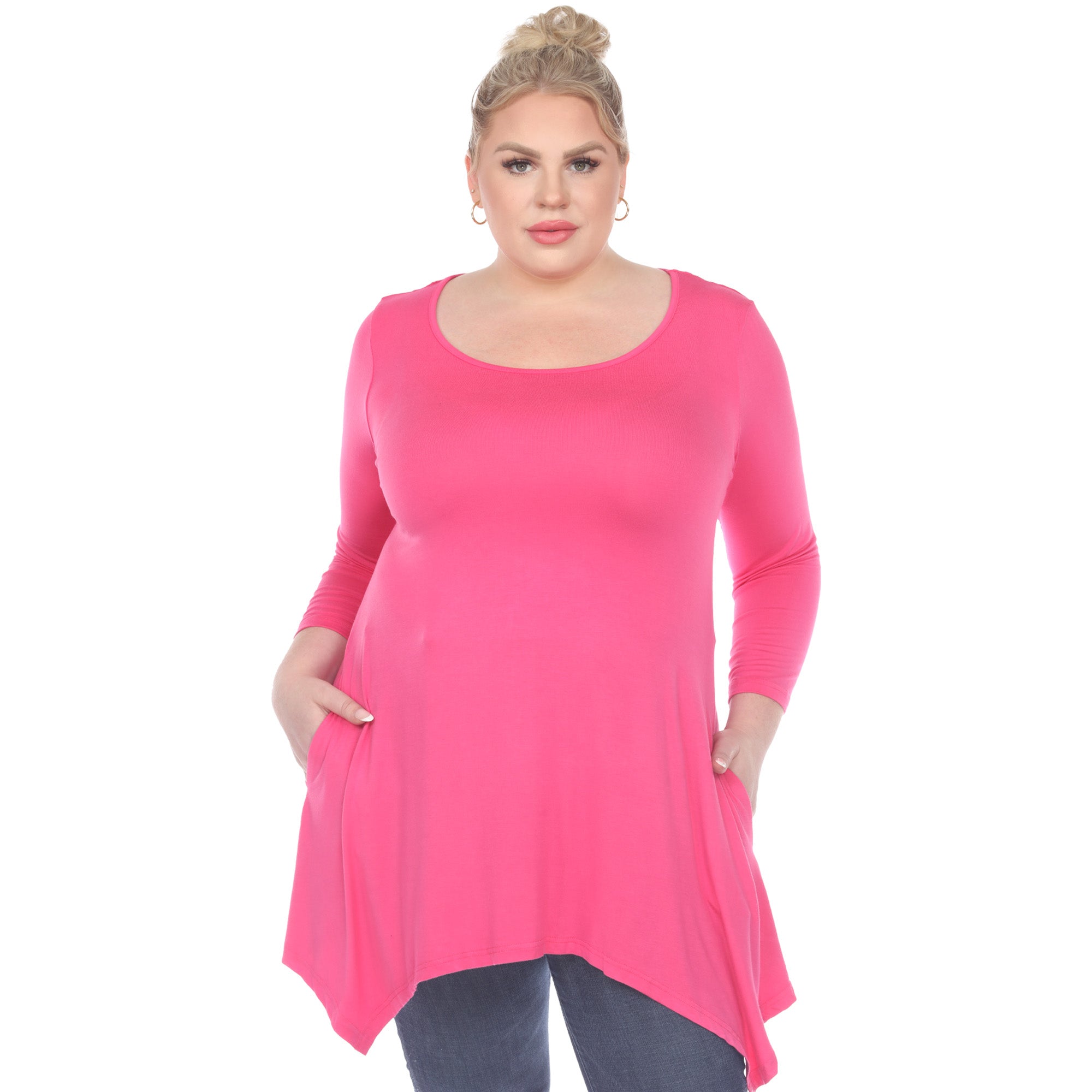 Makayla Tunic Top - Plus - DressbarnShirts & Blouses