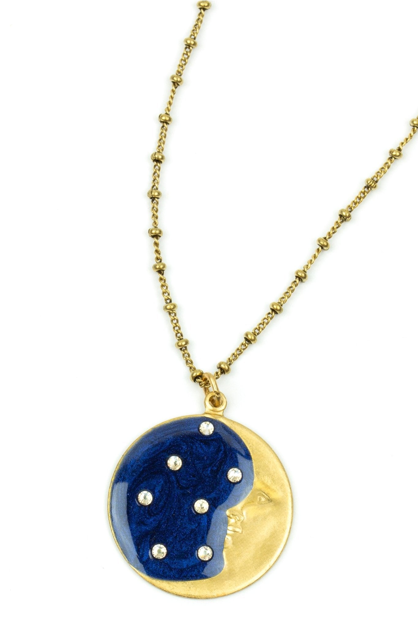 Man in the Moon Necklace - DressbarnNecklaces