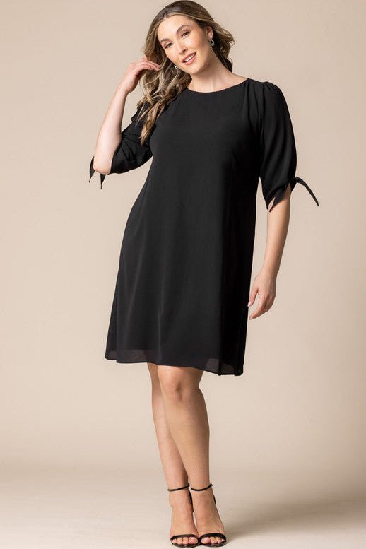 Manhattan A - Line Shift Dress - Plus - DressbarnKnee Length & Midi Dresses