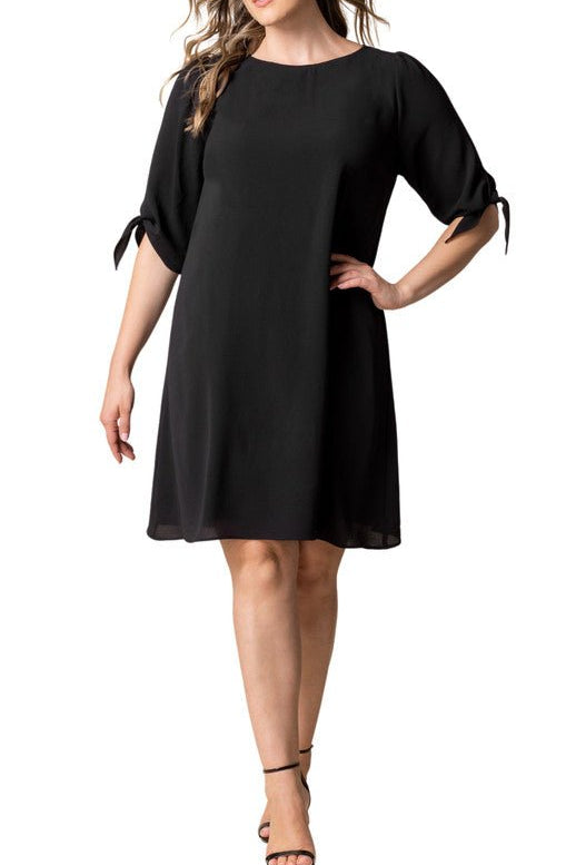 Manhattan A - Line Shift Dress - Plus - DressbarnKnee Length & Midi Dresses
