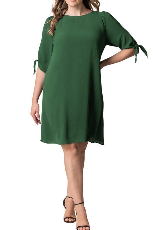 Manhattan A - Line Shift Dress - Plus - DressbarnKnee Length & Midi Dresses