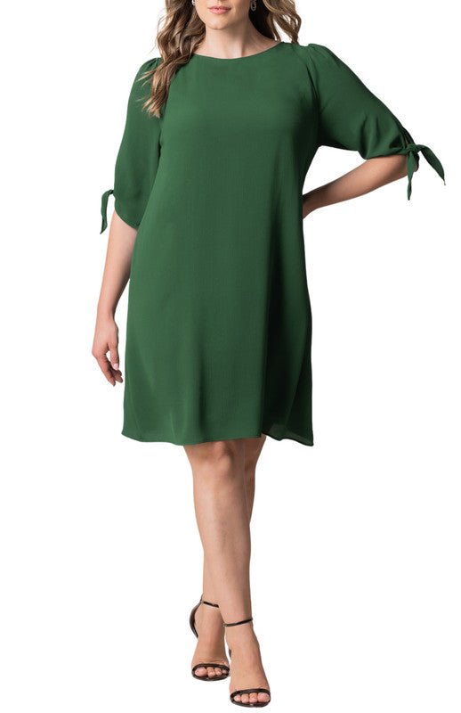 Kiyonna Women's Plus Size Manhattan Shift Dress, Black, 2X Kiyonna Women's Plus Size Manhattan Shift Dress, Black, 2X