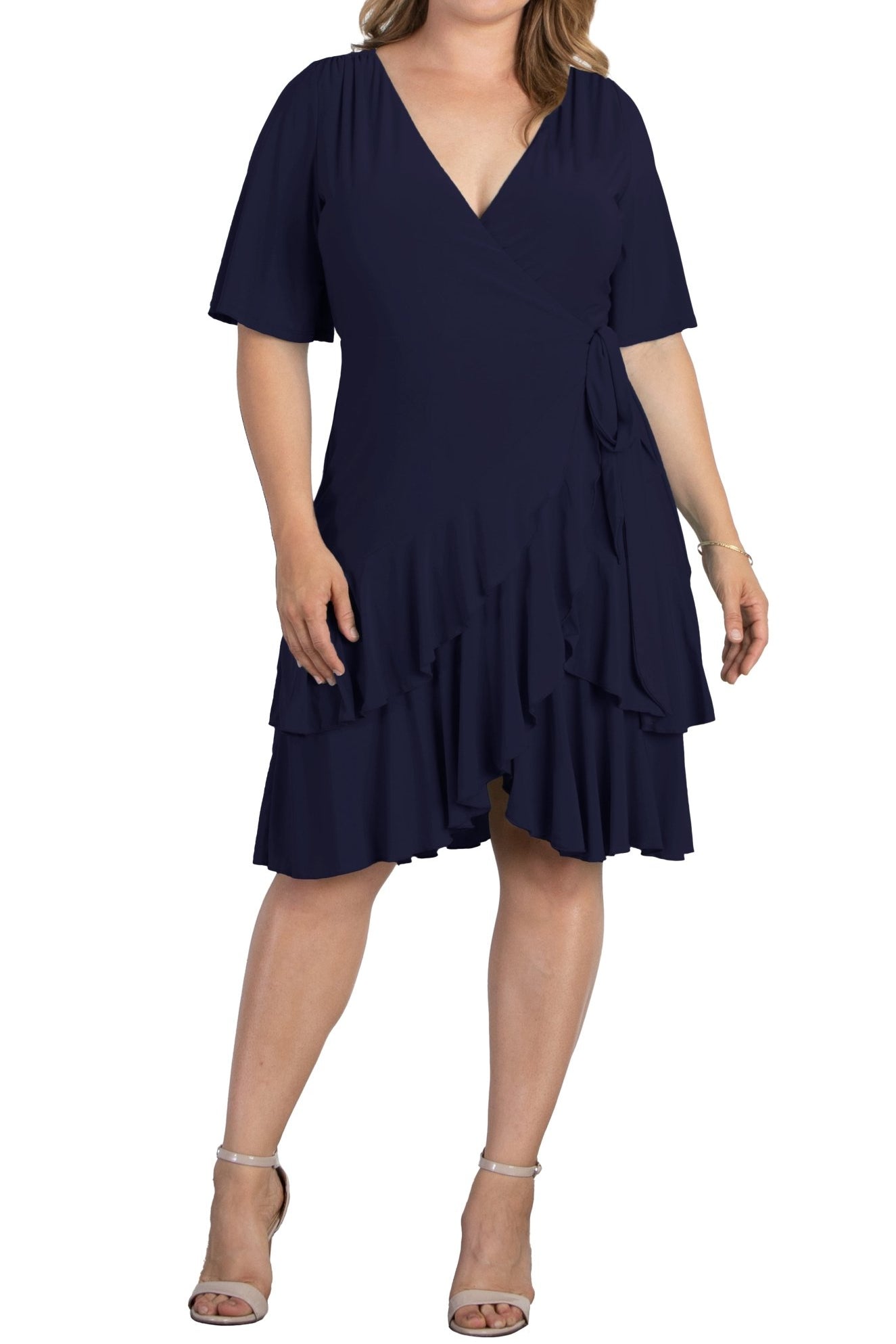 Miranda Wrap Dress - Plus - DressbarnDresses