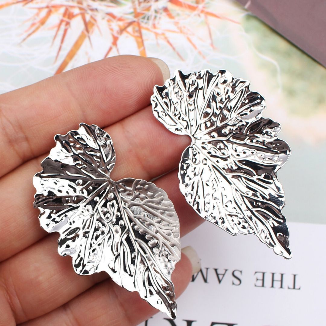 Mirrored Leaf Earrings - DressbarnEarrings